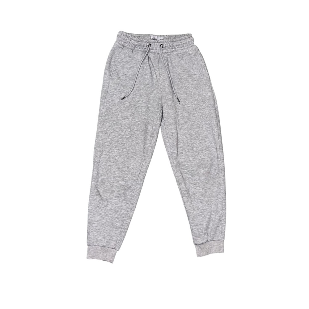 Light Grey High Rise Boyfriend Sweatpants Fits Women’s XS Comfy Streetwear Cozy